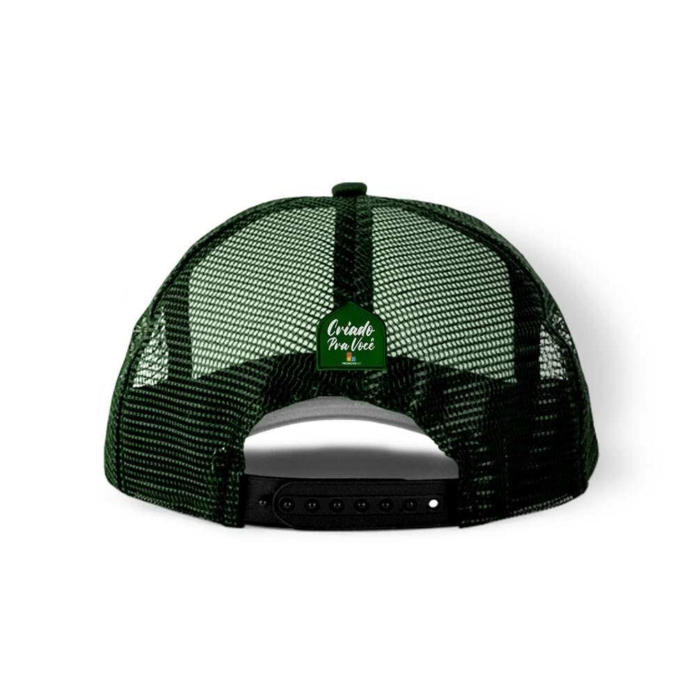 Boné Trucker - 3 Bordados
