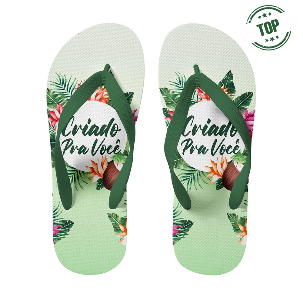 Chinelo Personalizado TOP (85% Borracha)